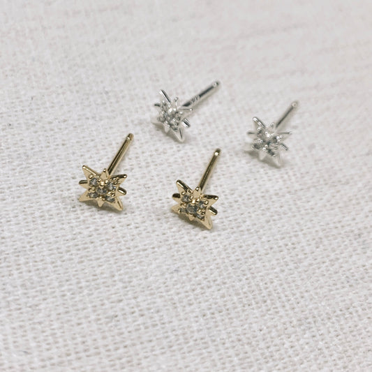 Stud Earrings .01 SILVER